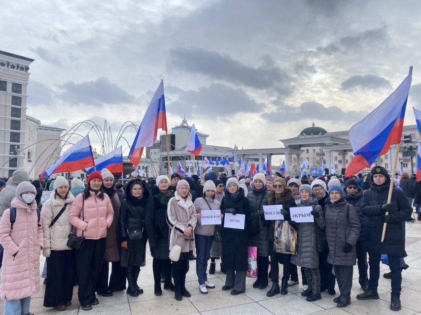 Сотрудники Госархива Бурятии приняли участие в концерте-митинге